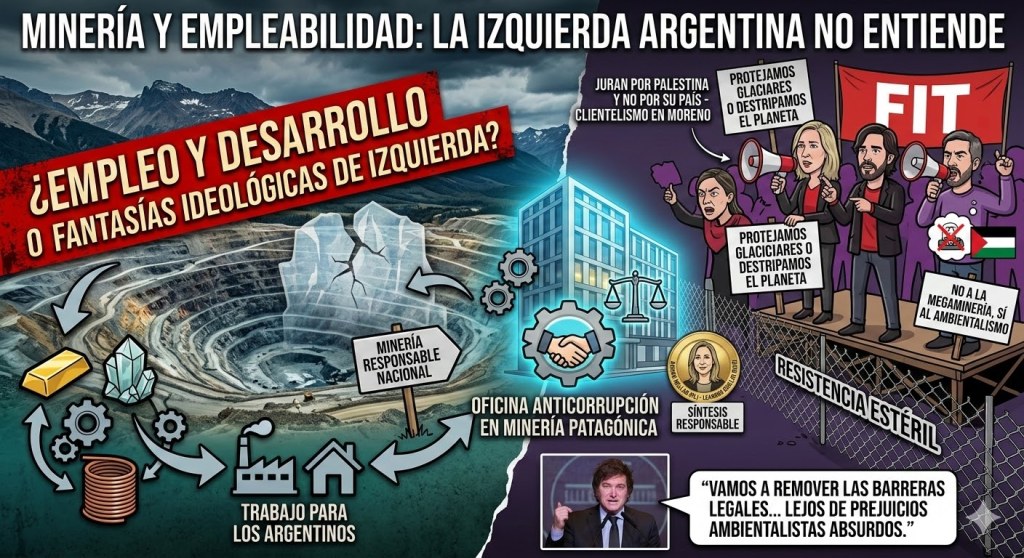 Minería y empleabilidad: la izquierda argentina no&nbsp;entiende